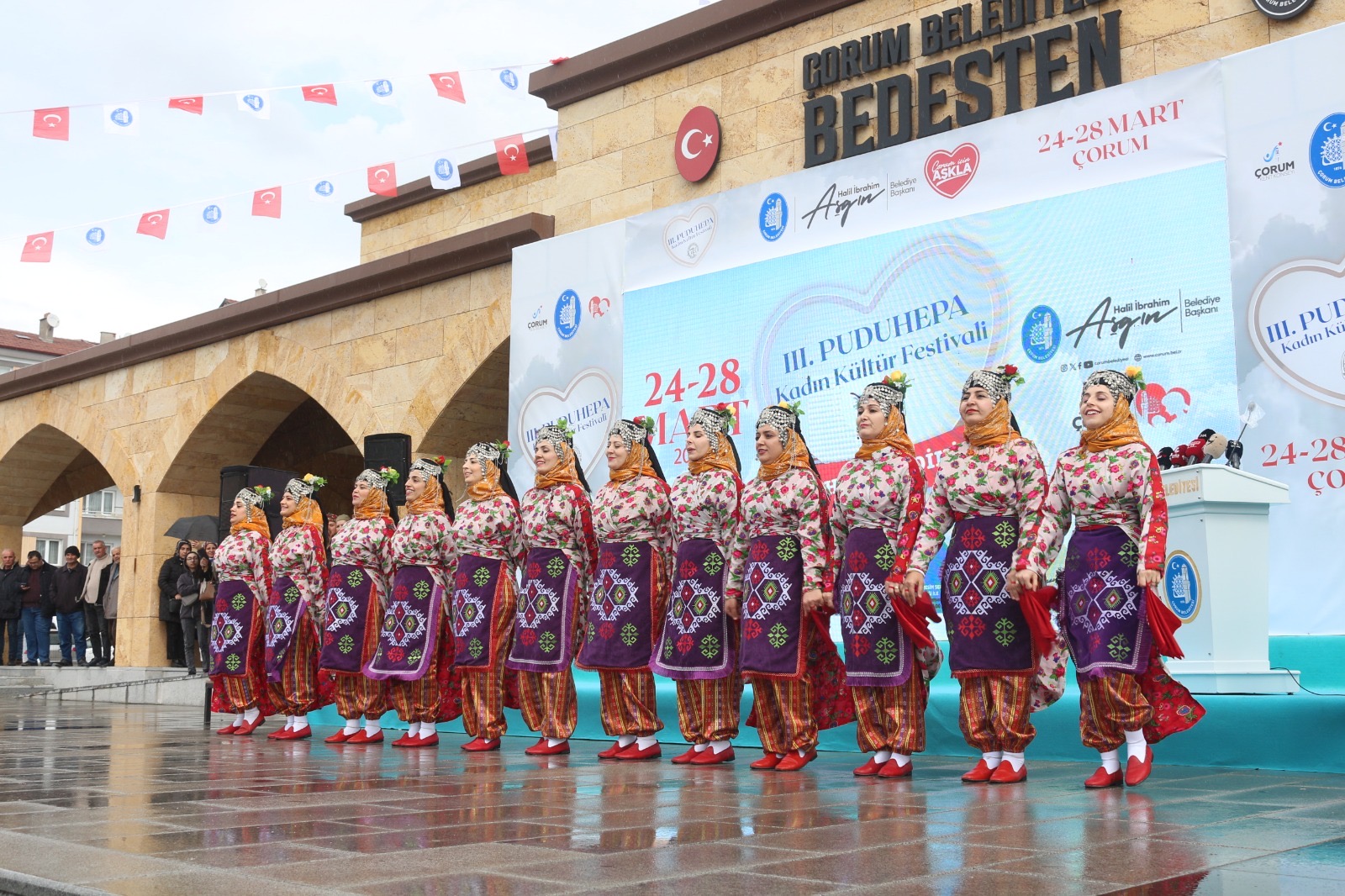ÇORUM’DA PUDUHEPA KADIN KÜLTÜR FESTİVALİ BAŞLADI